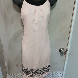 Willow Glenn Pale Pink Linen Dress
